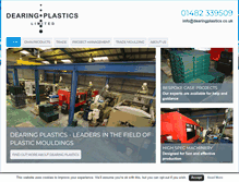 Tablet Screenshot of dearingplastics.co.uk